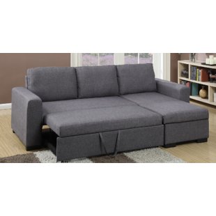 chaise couch modern u0026 contemporary light grey sectional sofa | allmodern ZVUVNLR