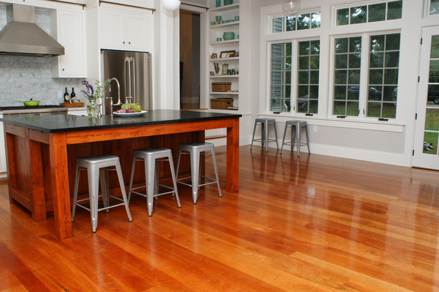Cherry flooring american cherry wood floors contemporary-kitchen UOIQMWB