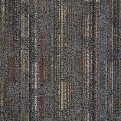 commercial carpet designer cool gray loop 24 in. x 24 in. modular carpet tile kit VQXJDFJ