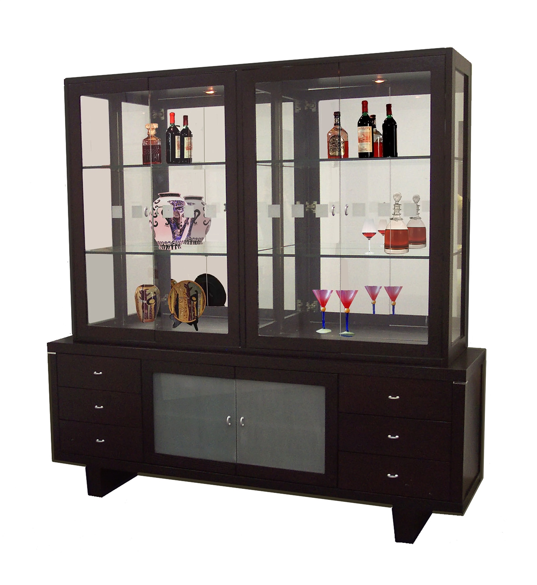 Contemporary hutch ikea hutch dining frisch photo of contemporary buffet and hutch with glass KUGDWFB