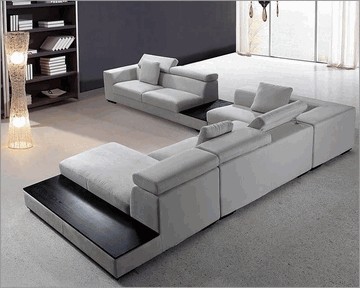 Contemporary sectional sofas contemporary microfiber sectional sofa 11 RSKCLBJ