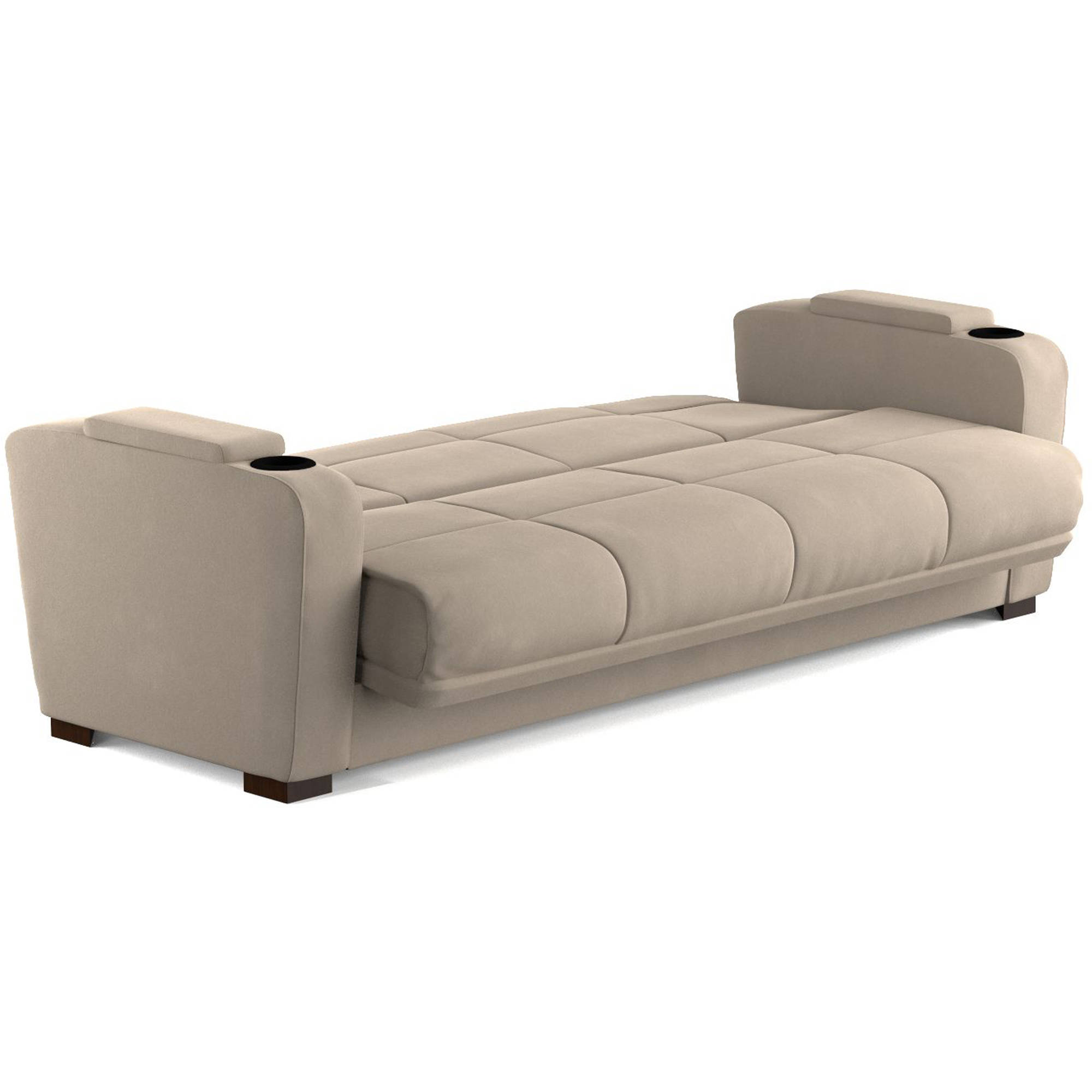 couch sofa bed mainstays tyler futon with storage sofa sleeper bed, multiple colors -  walmart.com RDVRZRB