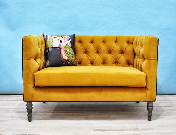 design loveseat beautiful loveseat in mustard color designed by name design studio. you  will MPWPHAT
