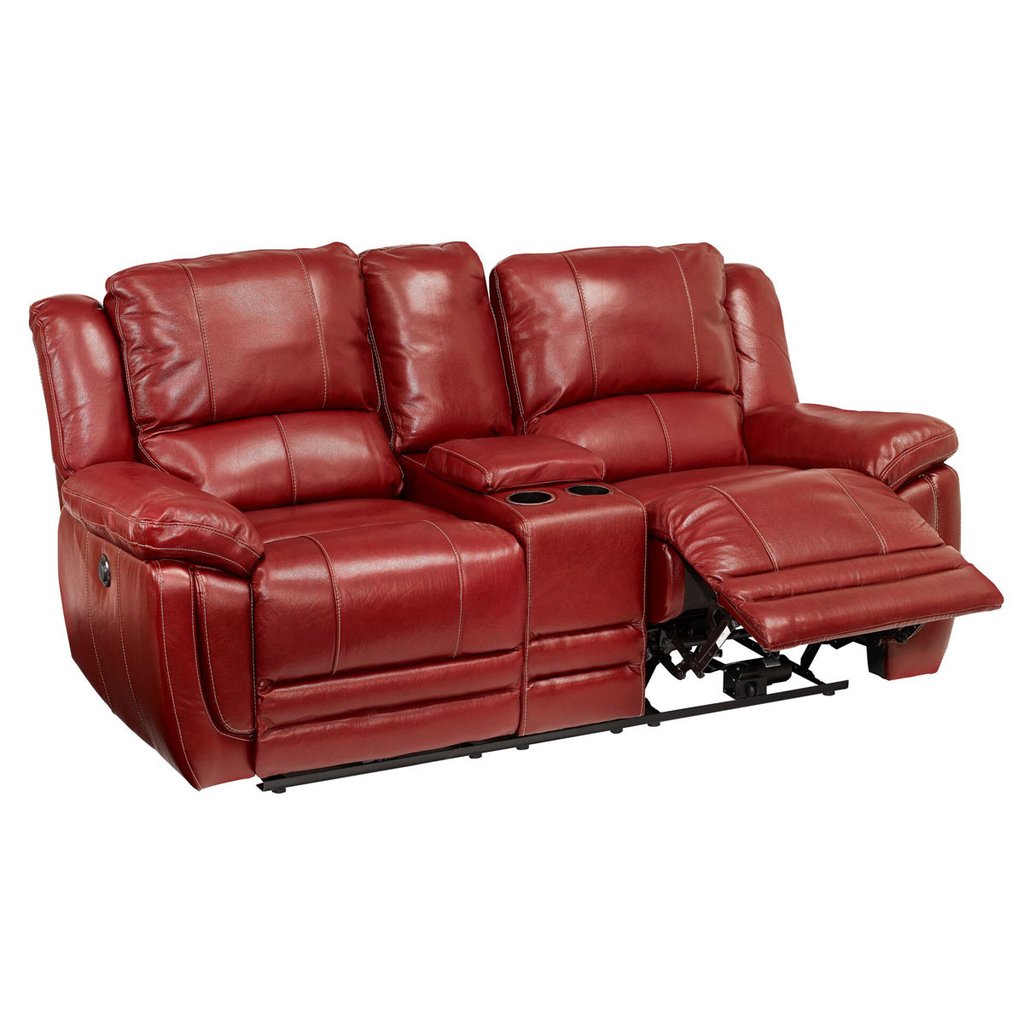 electric reclining loveseat ... lombardi power reclining loveseat with console ... GIWFNOG