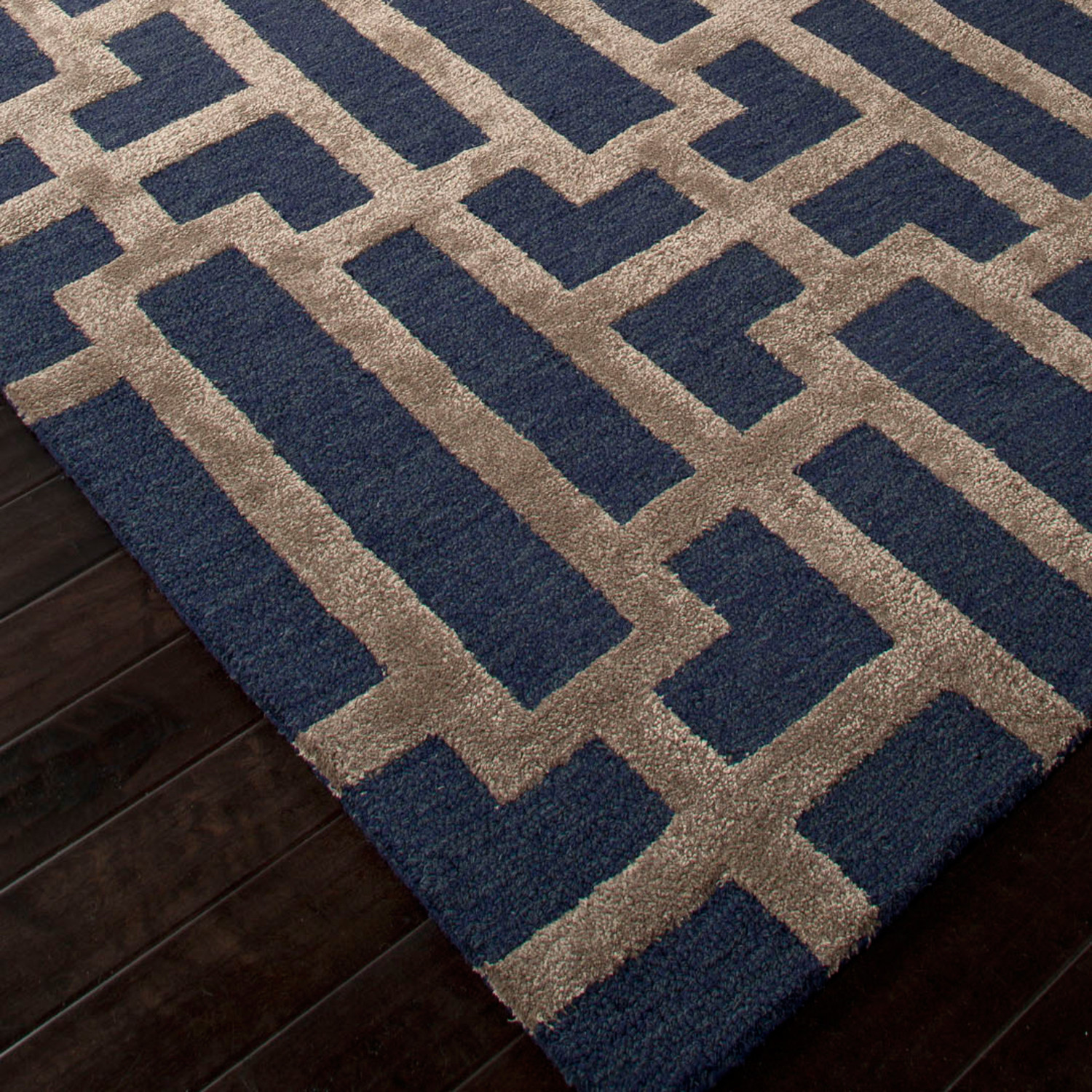 Hand tufted rugs hand-tufted wool // art silk dallas rug (5u0027 x ... TUTGHPT