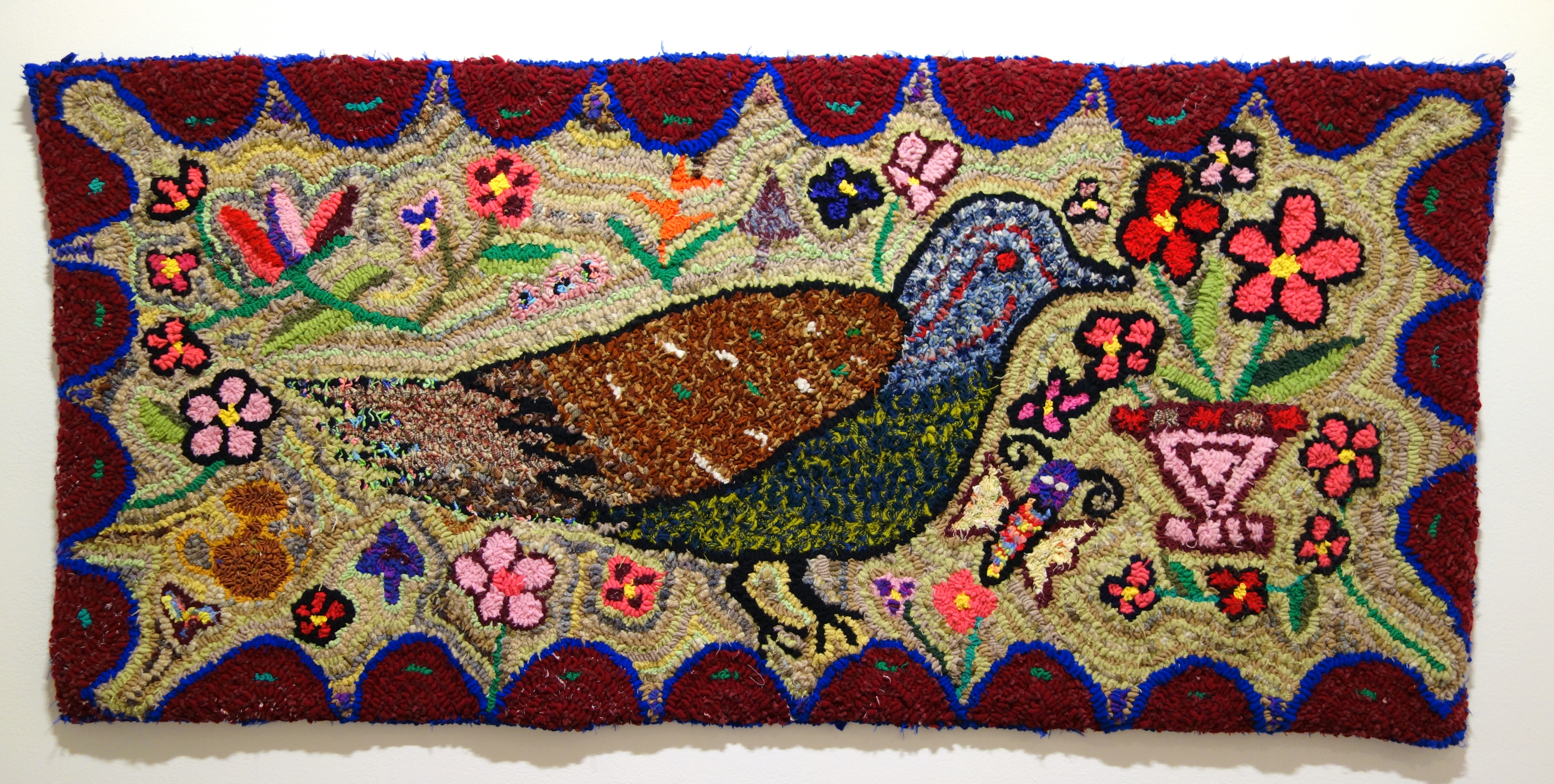 hooked rugs file:hooked rug, maya, 2011 - textile museum of canada - dsc01450. JJPSAND