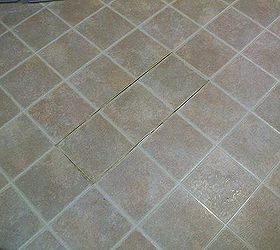 how to paint outdated linoleum floor, flooring, painting, kitchen floor  before i ZHSNVSX
