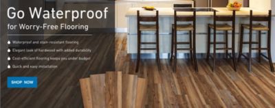Laminate flooring options go waterproof for worry-free flooring thatu0027s stain resistant, water  resistant and easy LQSVJON