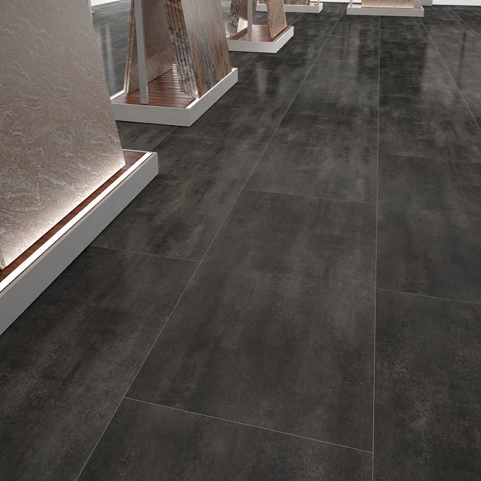 Laminated look hdf laminate flooring / floating / stone look / tile look - óxido IXWAENS