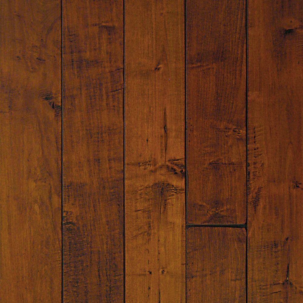 maple hardwood floors millstead hand scraped maple spice 3/4 in. thick x 3-1/ BYLRCYU