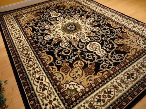 oriental area rugs traditional area rugs 8×10 8×11 persian style rug oriental rugs black area EDOIZLF