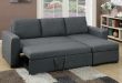 samo grey fabric sectional sofa bed RLVTCFS