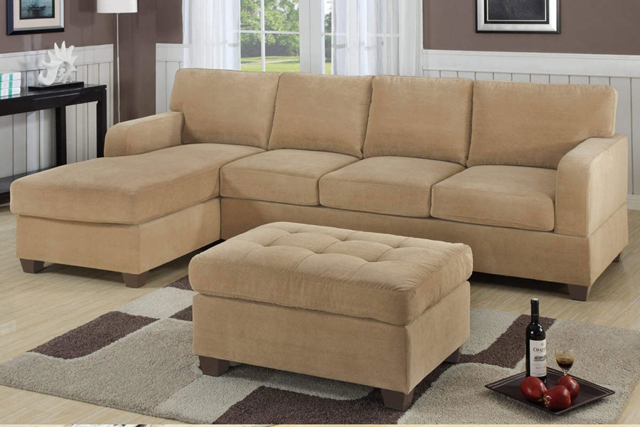 small sectional sofa with chaise small sectional furniture with single chaise in light brown color deep and NQPTGQY