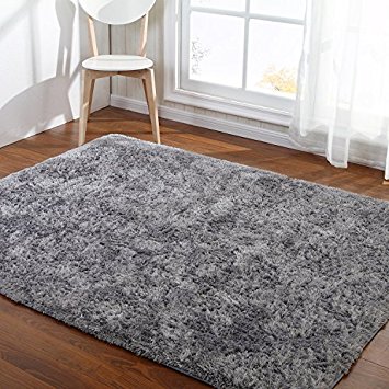stylish bedroom mats and rugs with regard to amazon com hoomy modern silver PNRYCYQ