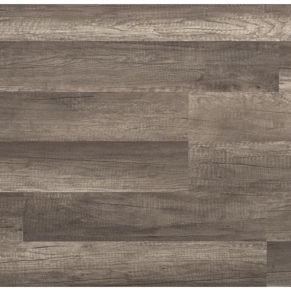 Textured laminate flooring grey oak 7 mm thick x 8.03 in. wide x 47.64 in. length XUOVGFA