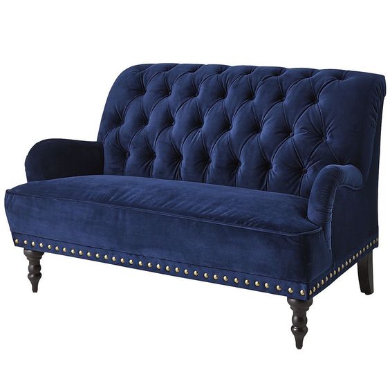 trend navy blue loveseat 78 for modern sofa inspiration with navy blue PWEGQFK