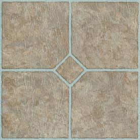 Vinyl flooring tiles style selections chatsworth 12-in x 12-in mosaic peel-and-stick IYJOZRA