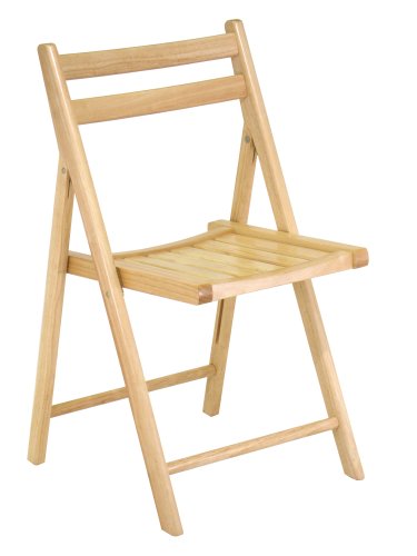 wooden chairs winsome wood folding chair, natural, set of 4 UXBWNGM