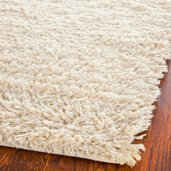 wool shag rug safavieh handmade shaggy ivory natural wool rug ... JMEHIHU