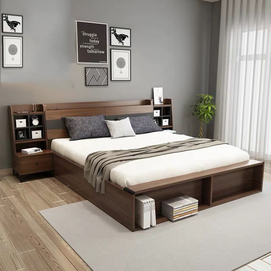 Cheap Price Fashion Design Asian Home Bedroom Furniture Set Wooden .