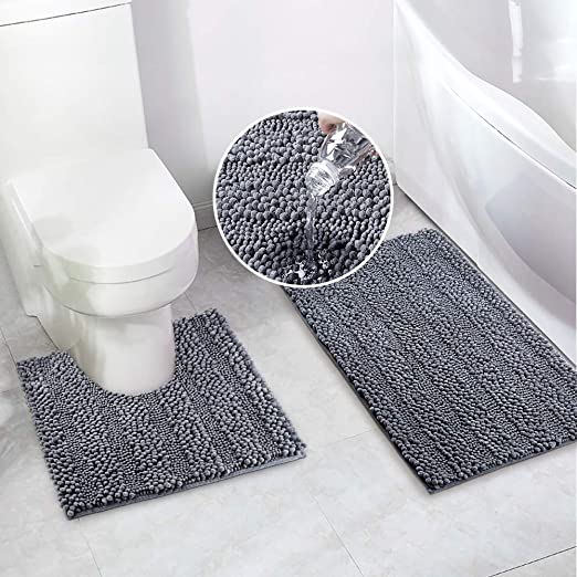 Amazon.com: Bathroom Rugs Bath Mat Set for Bathroom 2 Piece 20 x .