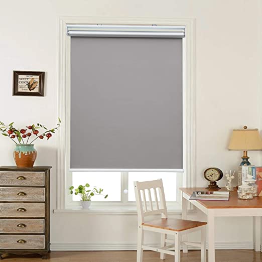 Amazon.com: HOMEDEMO Window Blinds and Shades Blackout Roller .