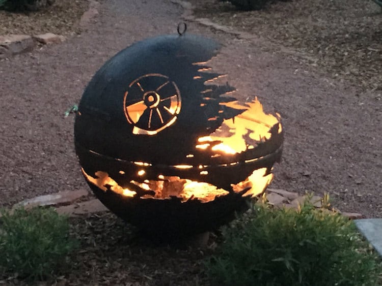 Death Star Fire Pit Is The Perfect Outdoor Fire Pit for Star Wars Fa