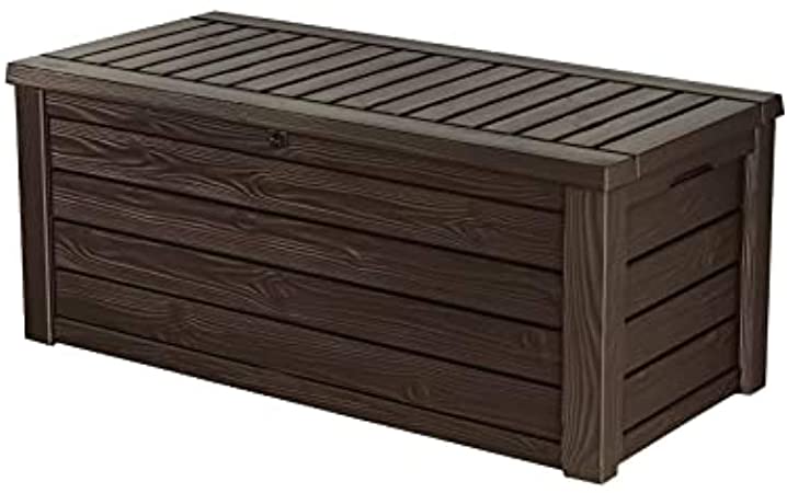 Amazon.com : Keter Westwood 150 Gallon Resin Large Deck Box .