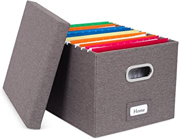 Amazon.com: Internet's Best Collapsible File Box Storage Organizer .