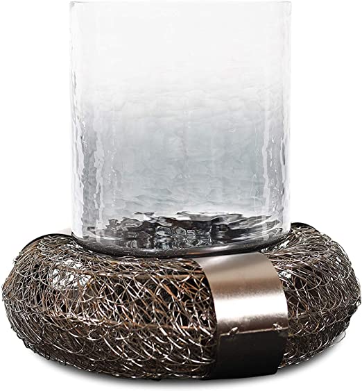 Amazon.com: Decorative Glass Hurricane Candle Holder (DH3053 .