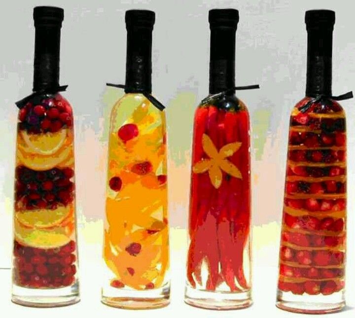 Decorative Oil infused bottles - Kitchen decor!!! I need to find a .