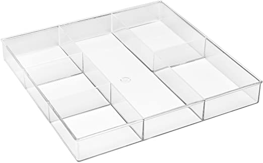 Amazon.com - Whitmor 6-Section Clear Drawer Organizer - Office .