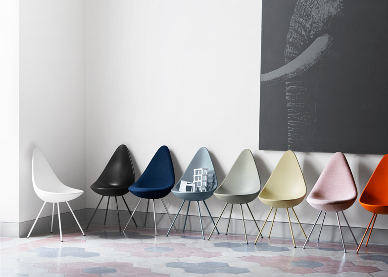 Arne Jacobsen's iconic Drop chair to be reintroduced by Fritz Hans