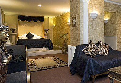 The Cleopatra Suite | Egyptian home decor, Bedroom themes, Home dec