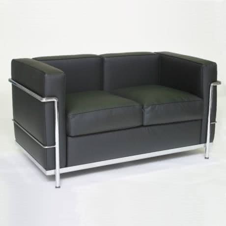 Le Corbusier - LC2 Sofa Two Seater - SteelClass
