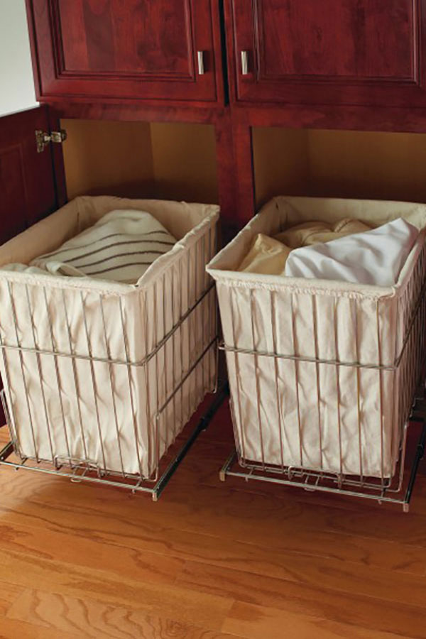 Linen Cabinet With Hamper