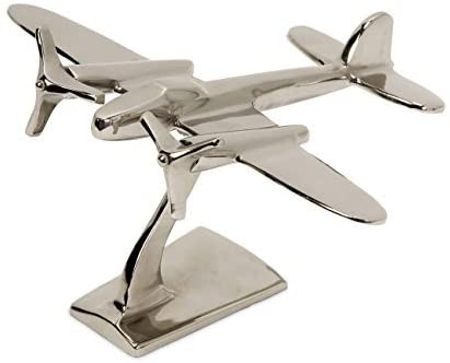 IMAX 60067 Up in the Air Plane Statuary - Metal Airplane Figurine .