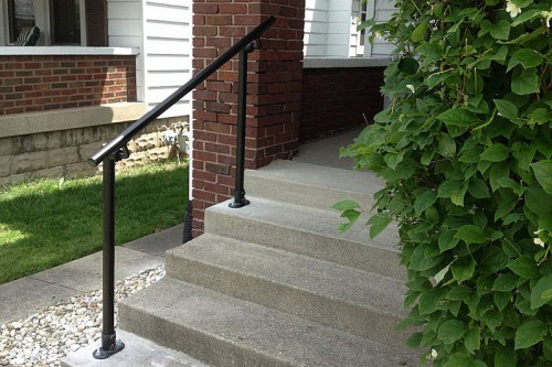 Outdoor Stair Railing Kit - Buy Step Handrail Online | Simplified .