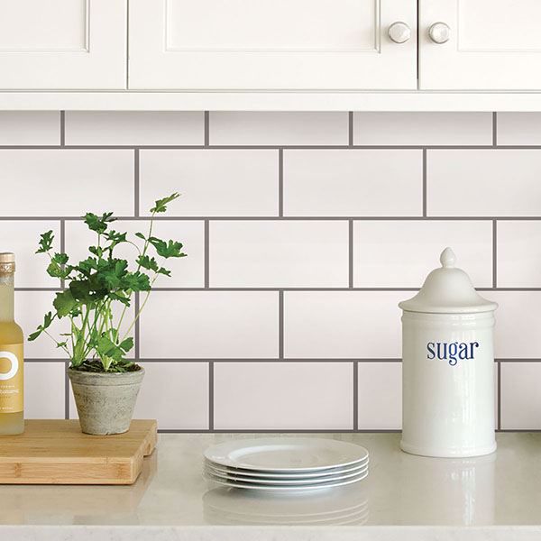 NH2363 - Subway Peel and Stick Backsplash Tiles - by In Ho