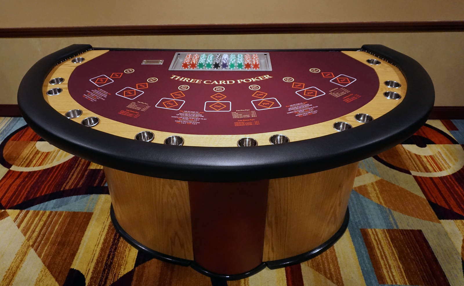 Poker And Card Table