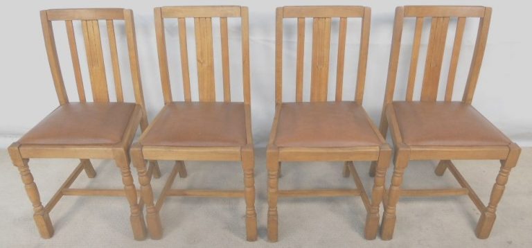 Set Of 4 Kitchen Chairs With Casters – elisdecor.com