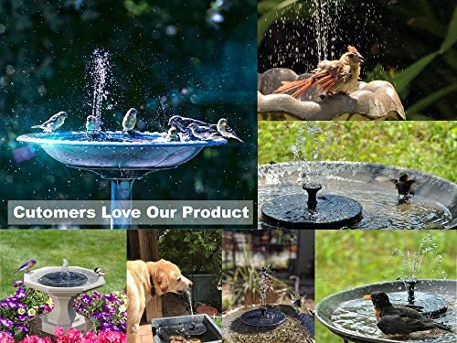 Amazon.com: Solatec Solar Fountain, Black: Garden & Outdo