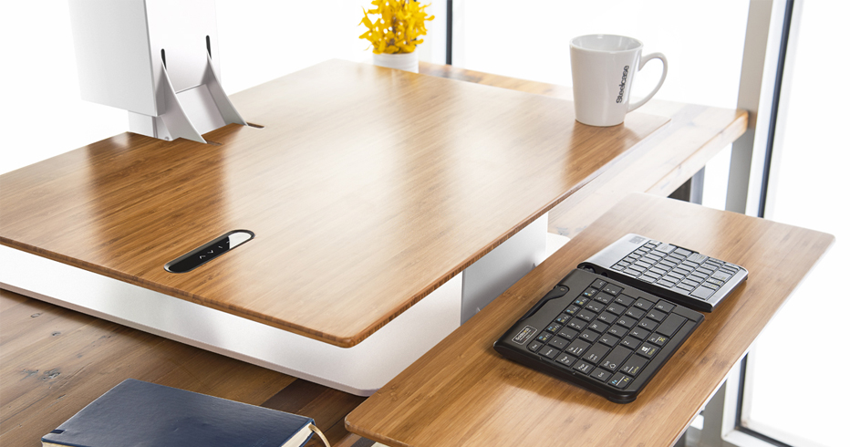 Help Us Kickstart!: E7 Electric Standing Desk Converter by UPLIFT .