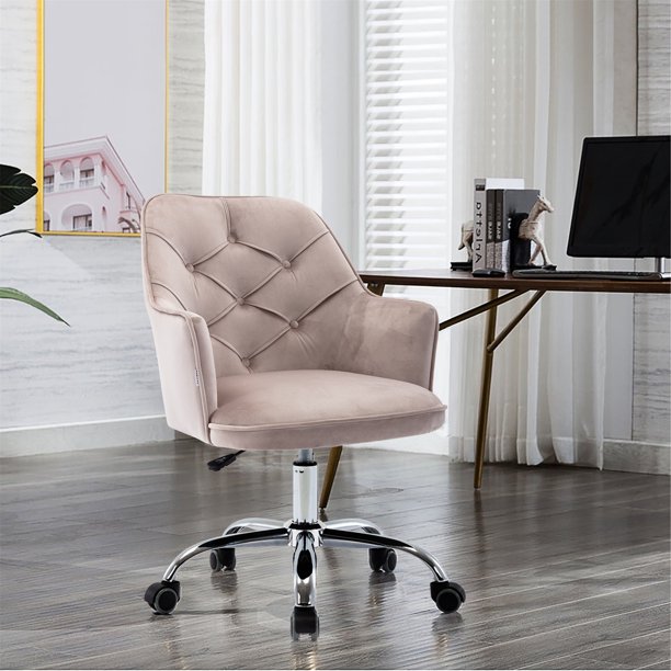 Swivel Chairs for Living Room, Modern Velvet Vanity Chair with .